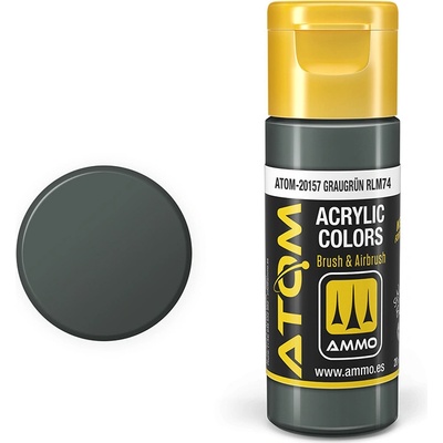 AMMO by MIG Jimenez ATOM COLOR Graugrün RLM74 20ml