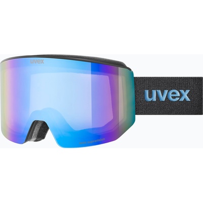 uvex Скиорска маска Uvex Lace Attract FM black matt/mirror blue