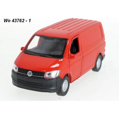 Welly Volkswagen Transporter T6 Van red code 43762 modely aut 1:34