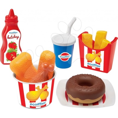 Écoiffier 100 % Chef Nuggets a donuts v kufříku s doplňky