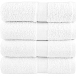vidaXL Премиум кърпи за пране SOLUND 4 бр. бели 30x30 см 600 г/м2 (137117)