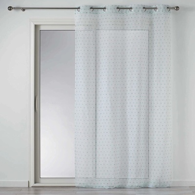 Douceur d'intérieur Závěs pro obývací pokoj CONSTELLINE, modrá barva, 140 x 240 cm modrá