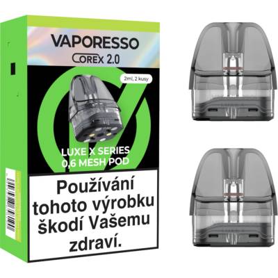 Vaporesso LUXE X Series 2 ml cartridge 0,6ohm 2 ks