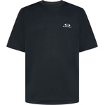Oakley Мъжка фланелка с къс ръкав за колоездене Oakley Free Ride S/S Jersey Cycling jersey - Black / White (056-3221-0112)
