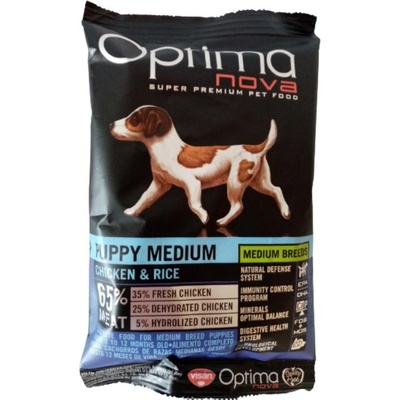 OPTIMAnova Dog Puppy Medium Chicken & Rice 100 g