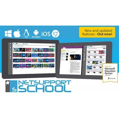 Netsupport Софтуер за управление работата в класна стая Netsupport school NSS ver. 14 +поддръжка за 3 год (SOFT-NET-NSS-IKT-3Y)