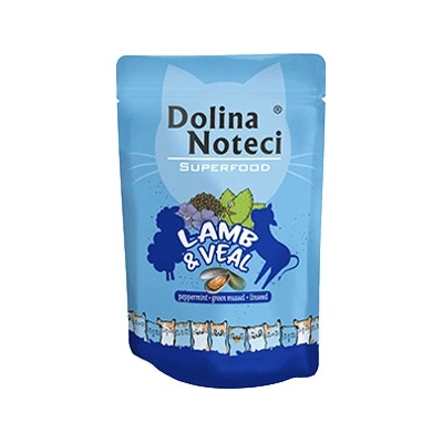 Dolina Noteci Superfood telecí a jahňacie 10 x 85 g