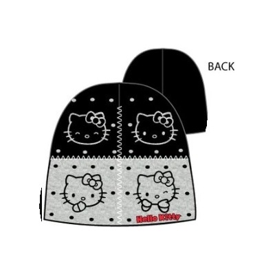Zimní čepice Hello Kitty růžovo bílá