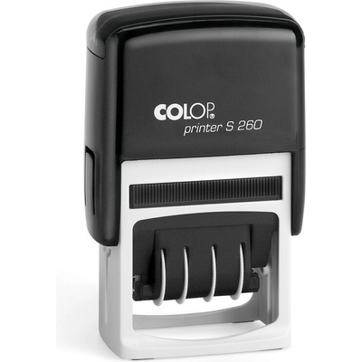 COLOP strojek razítka Printer S260 Dater kryt černý / polštářek černý