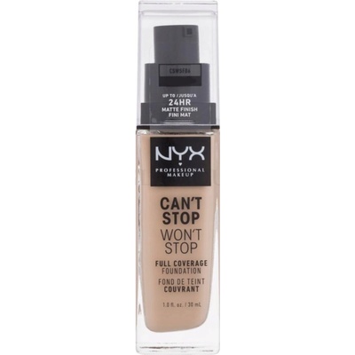 NYX Professional Makeup Can't Stop Won't Stop Alabaster make-up na tvár 30 ml