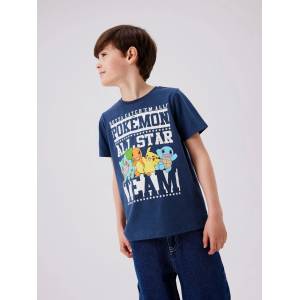 Name It Тениска Name It Kids Pokemon Box Regular Fit T-Shirt - Dark Denim