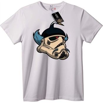 NOONEBRAND Тениска Stormtrooper с Мохок - 4XL, Black