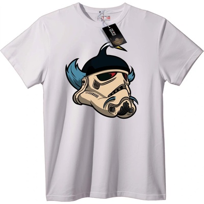 NOONEBRAND Тениска Stormtrooper с Мохок - 4XL, Black