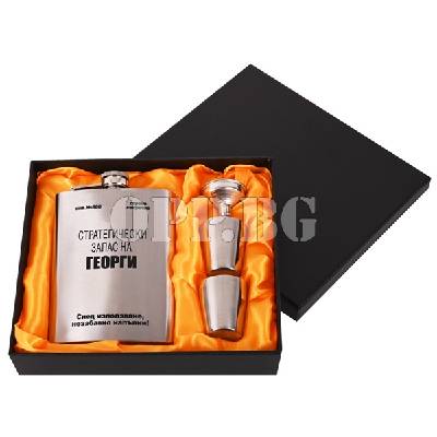 Комплект манерка и чашки Стратегически запас на Георги