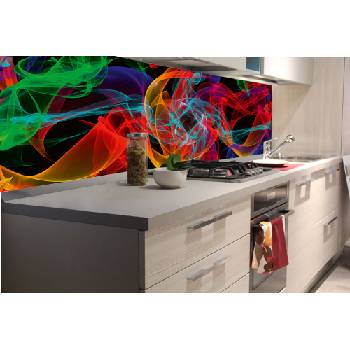 DIMEX ART Фототапет за кухня - цветни линии 180 x 60 см