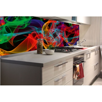 DIMEX ART Фототапет за кухня - цветни линии 180 x 60 см