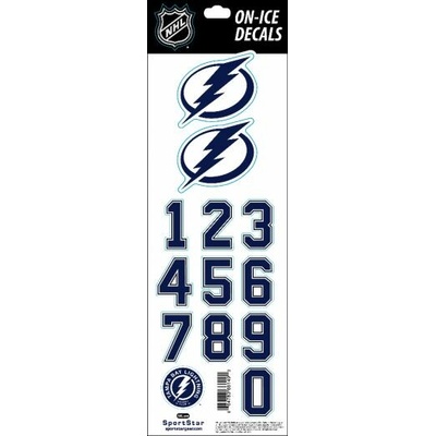 Sport Star Nálepky na prilbu Tampa Bay Lightning NHL Decals Royal