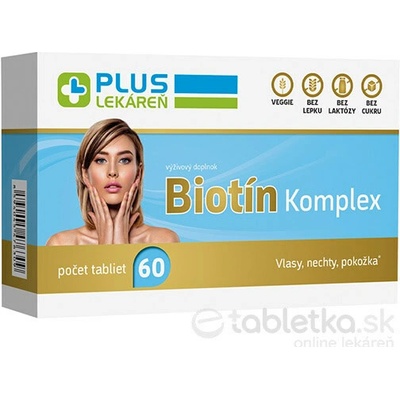 Plus Lekáreň Biotín Komplex 60 tabliet