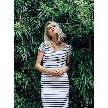 ZOOT. lab Синя и бяла рокля на райета ZOOT. lab Junne ZOOT. lab | Byal | ЖЕНИ | XS