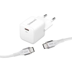 Intenso W30C GaN зарядно USB-C 30W + кабел C315C 1, 5m (7803042)