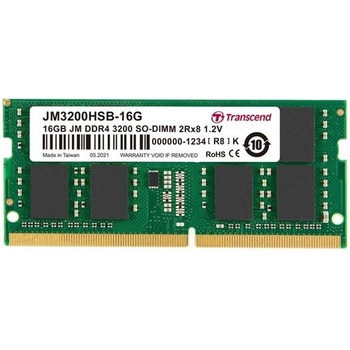 Transcend JetRam DDR4 16GB 3200MHz CL22 (1x16GB) JM3200HSB-16G