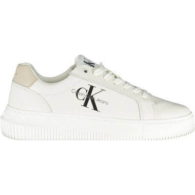 Calvin Klein Jeans sneakersy Chunky Cupsole Mono Lth Wn YW0YW00823 biela