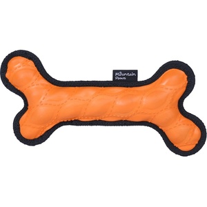 Mountain Paws Rubber Bone Dog Toy Цвят: оранжев