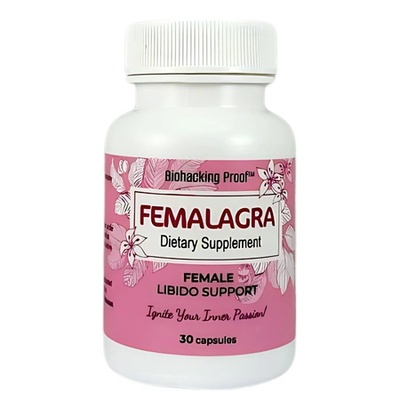 Femalagra 30 капсули - Натурална добавка за женска жизненост, баланс и хармония