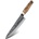 HARAHU Дамаски кухненски нож ZE-37557 - Chef / Кафяв KP37557