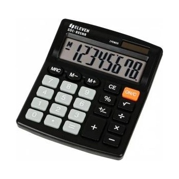 Eleven Eleven Calculator SDC805NR, Black, Desktop, 8 Seats, Dual Power Supply