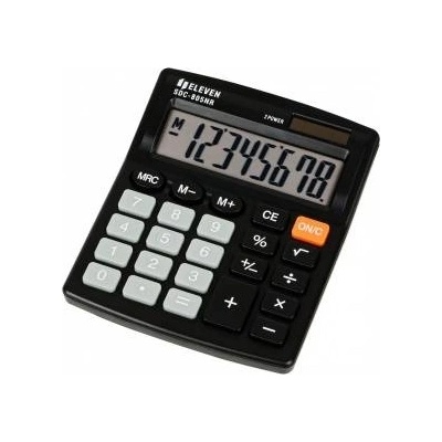 Eleven Eleven Calculator SDC805NR, Black, Desktop, 8 Seats, Dual Power Supply