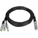 PLANET CB-QSFP4X25G-3M InfiniBand и оптичен кабел 3 м QSFP28 4x SFP28 Черен, Металик (CB-QSFP4X25G-3M)