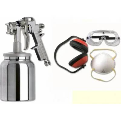 GAV Бояджийски пистолет с предпазен комплект GAV 162B+kit mask (162B+kit mask)