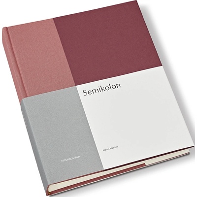 Semikolon Фотоалбум Natural Affair среден размер розово-бордо (368745)