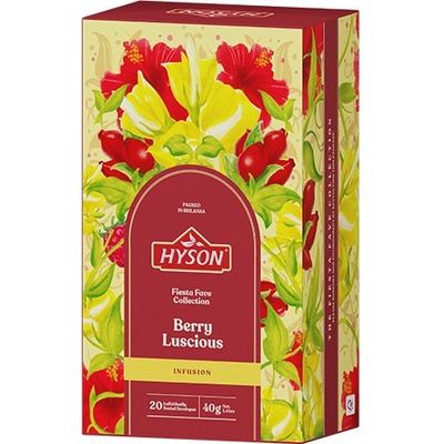HYSON Berry Luscious 20 sáčků ovocný čaj 40 g