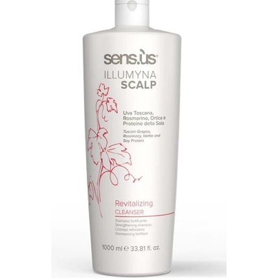 Sens.us Illumyna Scalp Revitalizing Cleanser Posilující šampon 1000 ml