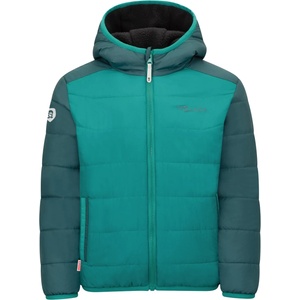 TROLLKIDS Детско поларено яке Trollkids Kid's Sandvika Turnover Jacket Fleece jacket - Dark Cyan / Midnight Petrol / Black - размер 176 (EU) (703-4007-0621)