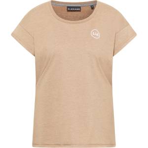ELBSAND Дамска тениска ELBSAND Women's Ranva T-Shirt - Nougat Melange (916-2678-0514)