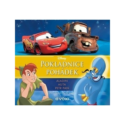 Disney: Pokladnice pohádek Aladin, Auta, Petr Pan - Voxi