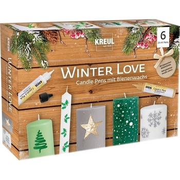 Kreul 49759 Комплект химикалки за свещи Winter Love 6 бр (49759)