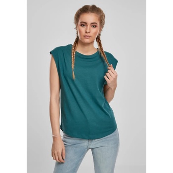 Urban Classics Дамска тениска в синьо-зелен цвят Urban Classics Ladies Basic Shaped Tee teal UB-TB3406-01143 - Син, размер 5XL