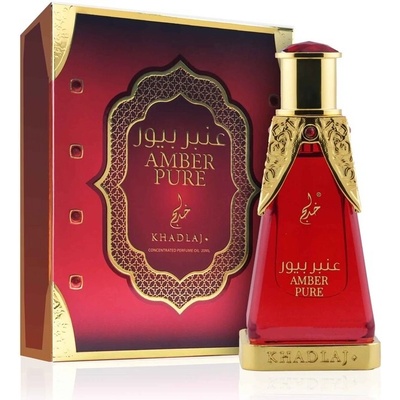 Khadlaj Amber Pure parfumovaný olej unisex 20 ml