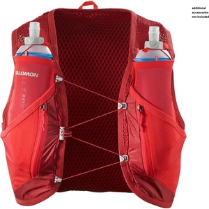 Salomon Раница за трейл бягане Salomon Active Skin 12 Set Trail running backpack - Red Dahlia / High Risk Red - размер XL (502-8384-0315)