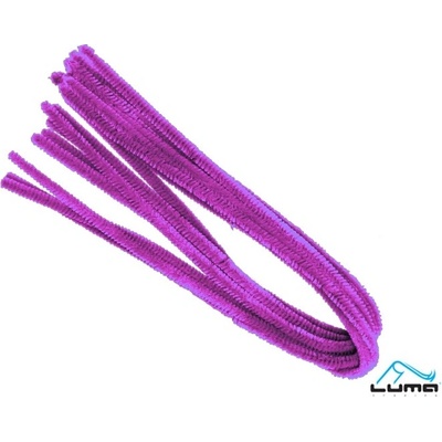 Drátek žinylka Luma 500 x 8mm, fialový 10ks
