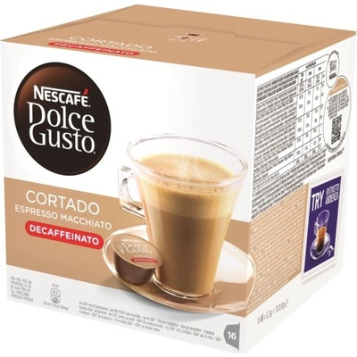 Nescafé Dolce Gusto Cortado Espresso Macchiato Decafinato kávové kapsule 16 ks