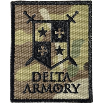 Nášivka na suchý zip Delta Armory (Multicam) - Delta Armory