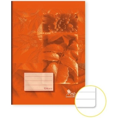 Notes sešit Eco 524 A5 linka 8 mm s okrajem