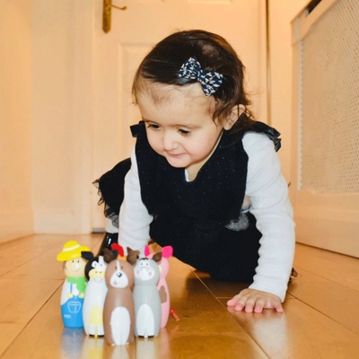 Bigjigs Toys kuželky farma