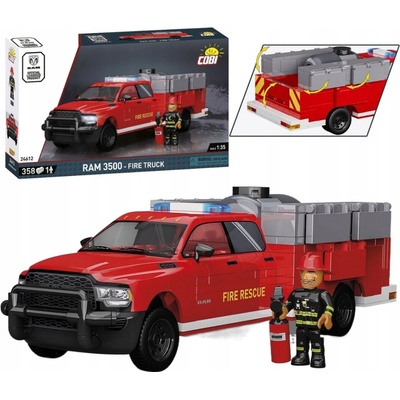 COBI 24609 Americký automobil RAM 3500 Ambulance