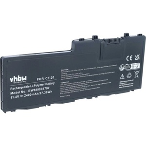 VHBW Батерия за Panasonic Toughbook CF-20 / Toughbook FZ-A / Toughpad FZ-A, CF-VZSU0QQ, 2400 mAh (889008797)